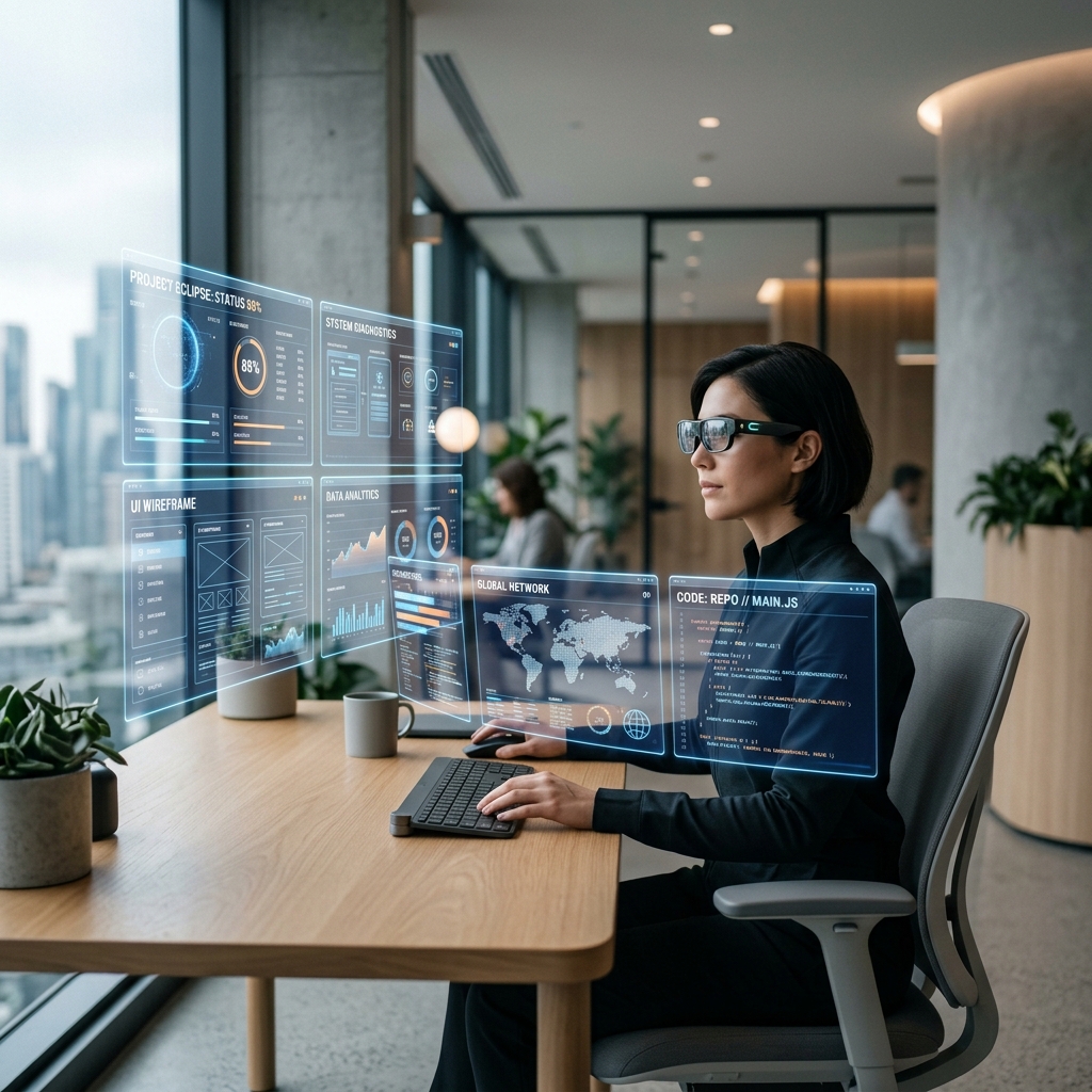 Smart Glasses AR: O Workstation Espacial em 2026